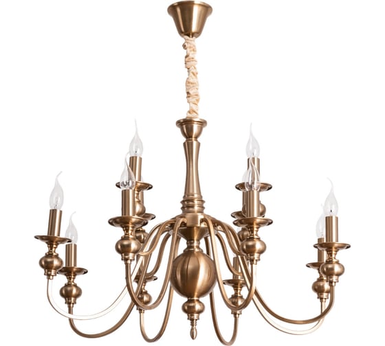 Подвесная люстра Arte Lamp PASSONI A6097LM-12PB 1