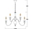 Подвесная люстра Arte Lamp PASSONI A6097LM-12PB 5