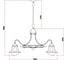 Подвесная люстра Arte Lamp TIMONE A7006LM-6AB 5