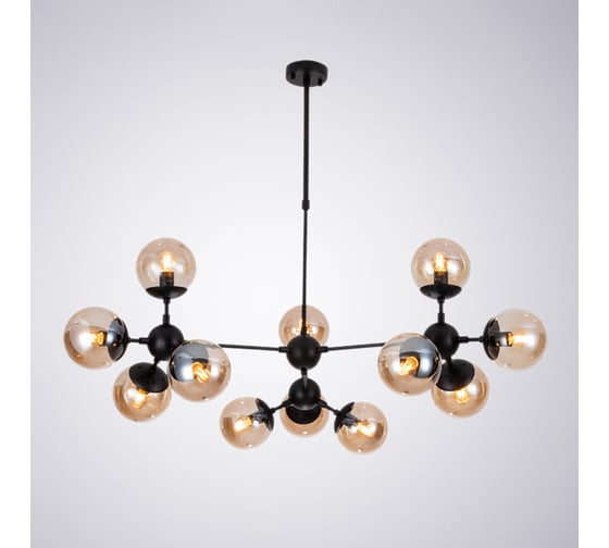 Подвесная люстра Arte Lamp BOLLA A1664SP-12BK