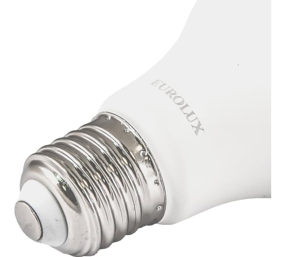 Светодиодная лампа Eurolux LL-E-A60-15W-230-6K-E27 груша, 15Вт, холодный, Е27 76/2/74
