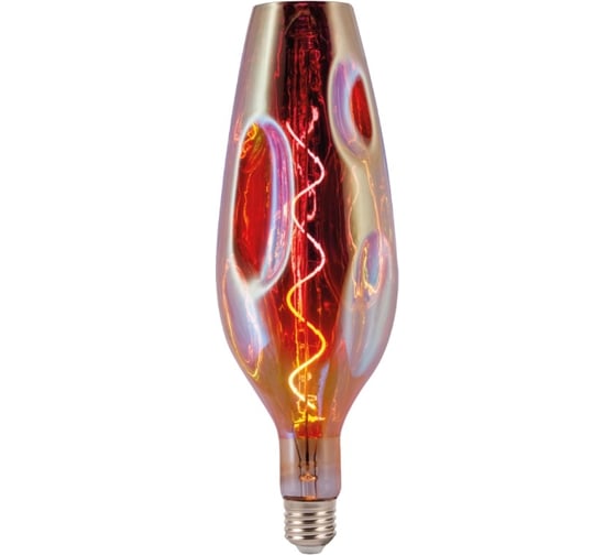 Светодиодная лампочка HIPER FILAMENT BOTTLE 6W 450Lm E27 112340 2700K Red rainbow HL-2257 1