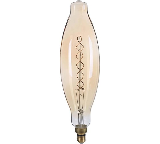 Светодиодная лампочка HIPER VINTAGE FILAMENT FLEXIBLE BT120 8W 570Lm E27 120420 1800K AMBER HL-2204 1
