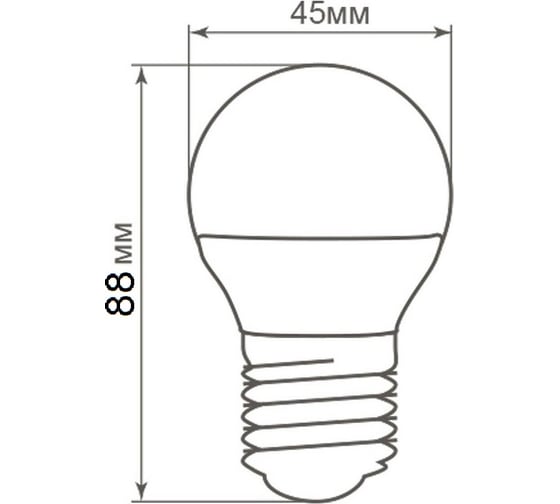 Светодиодная лампа ECON LED P 10Вт E27 4200K P45 ES 7310020
