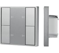Кнопочная панель INTELLIGENT ARLIGHT DALI-201-23-1G-4SC-IN Silver IARL, IP20 Металл, 3 1шт 048184