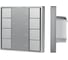 Кнопочная панель INTELLIGENT ARLIGHT DALI-201-23-4G-DIM-DT6-IN Silver IARL, IP20 Метал 1шт 048185 1