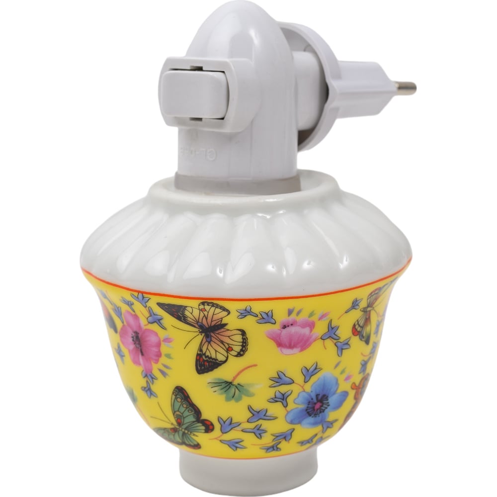 Ночник-аромалампаTDMELECTRIC"Махаон"керамический,свыключателем,Е12,7Вт,220ВSQ0357-0034