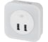 Ночник TDM ELECTRIC "Комбо 3", 8LED, 80 лм, датчик освещения, 2 хUSB 2,1 А, 220 В, SQ0357-0038 1