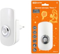Ночник-фонарь TDM Люкс 1, 1х0,5 Вт + 9LED, 70 лм/Вт, Li-Ion 500 мАч, датчик освещения и движения, SQ0357-0024