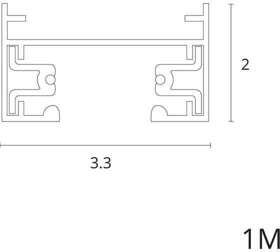 Шинопровод Arte Lamp TRACK ACCESSORIES A540133