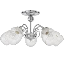 Люстра BayerLux 73108/5 E27 40Вт хром-прозрачный 53,5х53,5х27 см 4901269