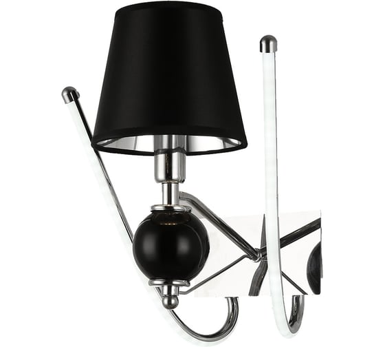 Бра HIPER 1хE14х40Вт + LED 9Вт BLACK/CHROME H809-1