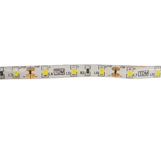 Комплект светодиодной ленты TDM ELECTRIC SMD2835-60 LED/м-12 В-4,8 Вт/м-IP65-3000 К 1 м, 6 Вт SQ0331-0231