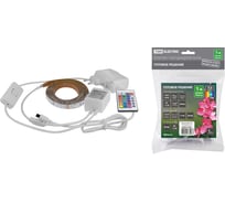 Комплект светодиодной ленты TDM ELECTRIC SMD5050-30 LED/м-12 В-7,2 Вт/м 1 м 12 Вт, IR-контроллер SQ0331-0237
