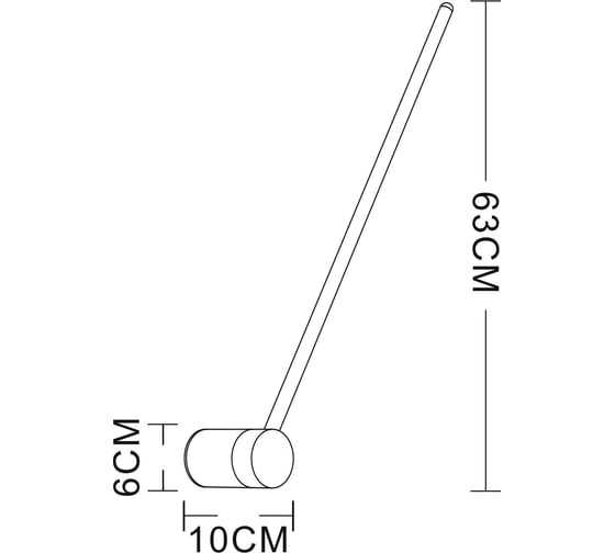 Бра Arte Lamp POLIS A2027AP-1BK