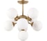 Потолочная люстра Arte Lamp FOBOS A2704PL-9SG 1