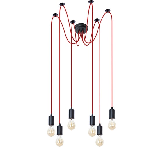 Подвесная люстра Arte Lamp BENDER A4322SP-6RD 1
