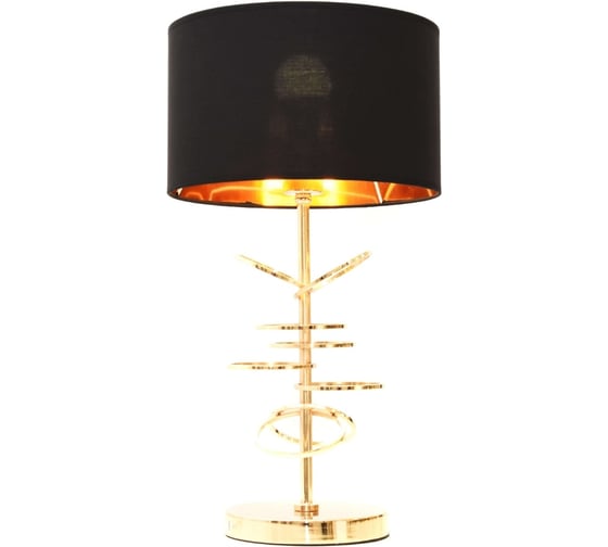 Настольная лампа Lumina Deco Milari LDT 5530 F.GD+BK