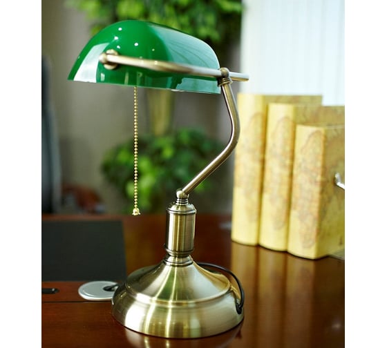 Настольная лампа Lumina Deco Banker LDT 305 GR