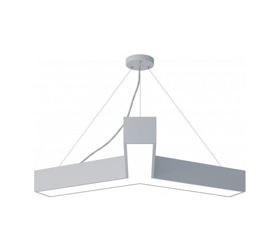 Светильник светодиодный ЭРА Geometria Igrek SPO174W40K040LM 40Вт 4000К 2800Лм IP40 80080080 Б0059184 1