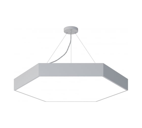 Светильник светодиодный ЭРА Geometria Hexagon SPO170W40K062LM 62Вт 4000К 4600Лм IP40 800800 Б0059180