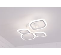 Потолочная светодиодная люстра Schaffner Mossa 2960, цвет белый. Люстра с пультом управления, освещение до 15 кв.м, мощность 72 Вт Mossa 2960-2+2 IR