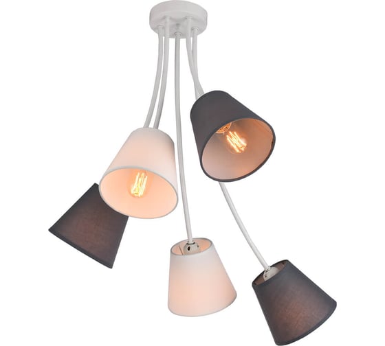 Люстра HIPER 5хE27х60Вт WHITE/CHOCOLATE H142-5 1