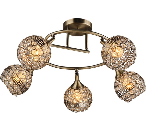 Люстра HIPER 5хE27х60Вт GOLD H129-5 1