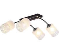 Люстра HIPER 4хE27х60Вт BLACK/CHROME H010-4