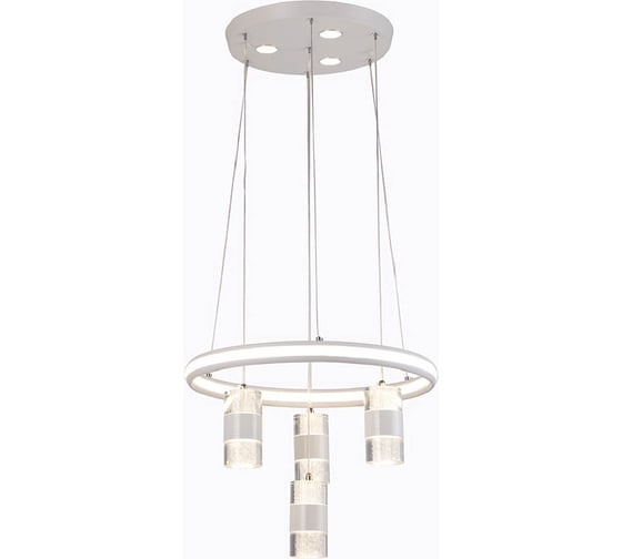 Люстра HIPER LED 3х3Вт+2х25Вт+4х5Вт WHITE H801-4 1