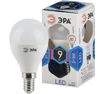 Лампа ЭРА ECO LED P4510W840E14 QX (диод, шар, 9Вт, нейтр, E14) (10/100/3600) Б0048374