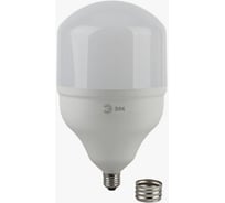 Лампочка светодиодная ЭРА STD LED POWER T160-65W-4000-E27/E40 колокол нейтральный белый Б0049586
