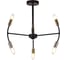 Люстра HIPER 6хE14х40Вт BLACK/GOLD H122-6 1