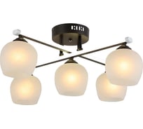 Люстра HIPER COMBI 5хE27х60Вт+LED WENGE H019-5