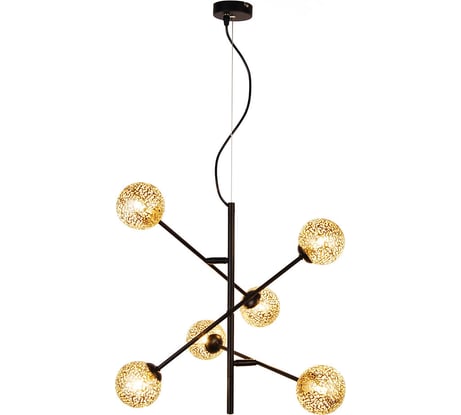 Подвес HIPER 6хG9хmax LED 8Вт BLACK/GOLD H819-0