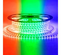 Светодиодная лента Apeyron 220В, 12Вт/м, smd5050, 60д/м, IP65 ПВХ, размер 16х8мм, 50м, RGB 17-48