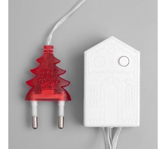 Нить Luazon ECO 10 м, 8 режимов, красный 3556786
