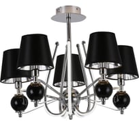Люстра HIPER 5хE14х40Вт + LED 40Вт BLACK/CHROME H809-5