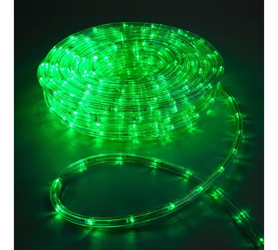 LED шнур Luazon 20 м, 8 режимов, зеленый 1589835