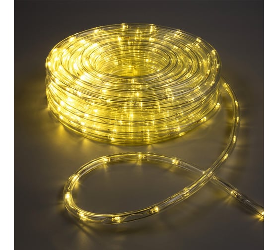 LED шнур Luazon 20 м, 8 режимов, теплый белый 1589833