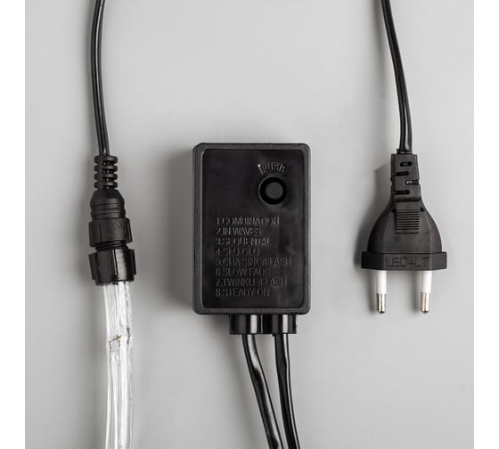 LED шнур Luazon 20 м, 8 режимов, красный 1589836