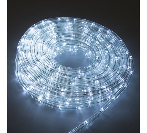 LED шнур Luazon 20 м, 8 режимов, белый 1589832