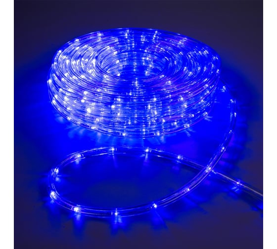 LED шнур Luazon 20 м, 8 режимов, синий 1589834 1