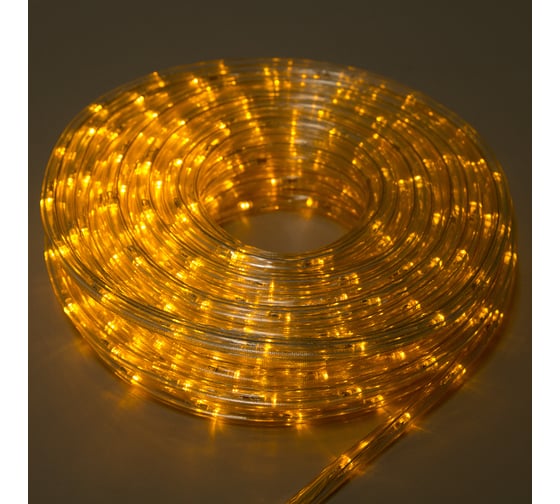 LED шнур Luazon 20 м, 8 режимов, желтый 1589837