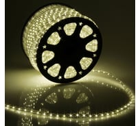LED шнур Luazon 100 м, теплый белый 767714