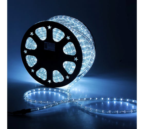 LED шнур Luazon 100 м, белый 461025