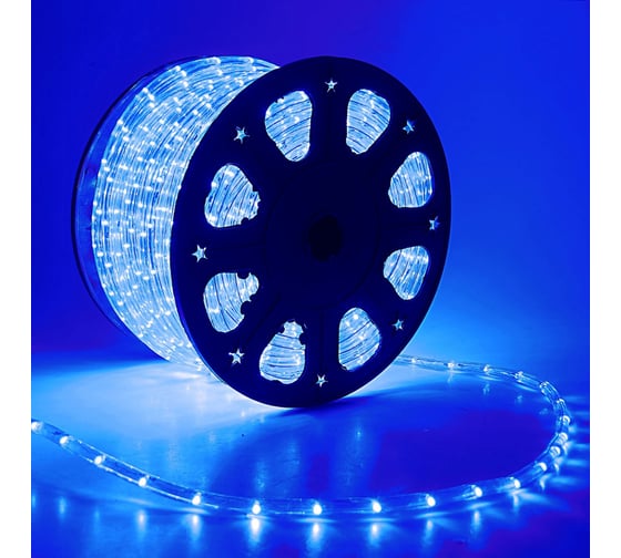 LED шнур Luazon 100 м, синий 767709