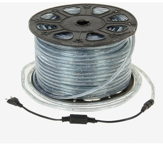 LED шнур Luazon 100 м, желтый 767712
