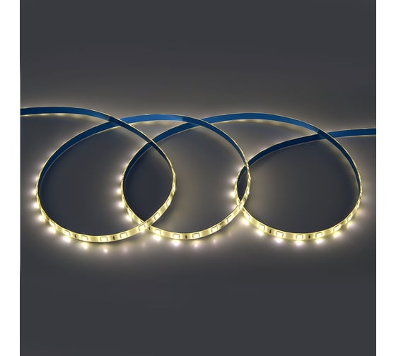 Лента светодиодная General Lighting Systems GLS-Standard General 14,4Вт/м, 24В, IP20, нейтральный белый свет 4500K, 12Лм GLS-5050-60-14.4-24-IP65-4, 5 метров 503312 1