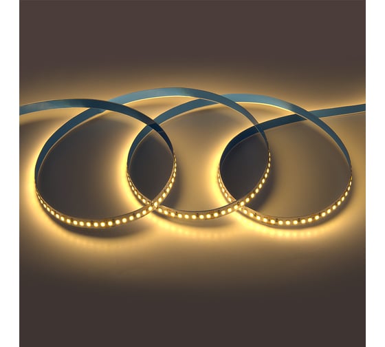 Лента светодиодная General Lighting Systems GLS-Standard General 14,4Вт/м, 24В, IP20, теплый белый свет 3000K, 16Лм GLS-2835-180-14.4-24-IP20-3, 5 метров 501042